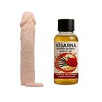 Yeni Nesil Ucu 5 Cm Dolgulu 18 Cm Süper Realistik Uzatmalı Penis Kılıfı