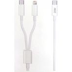 Yeni Nesil Usb-C To Lightning Usb-C Hızlı Şarj ve Data Kablosu 5.0A Hızlı Kablo 1 Metre 20W - Renkli