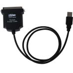 Yeni Paralel Bağlantı Noktası DB36 Yazıcı USB Express Kart Dönüştürücü Adaptör Siyah (Yurt Dışından) - Set