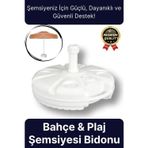 Yeni Seri Pratik Uzun Ömürlü Büyük Boy Dayanıklı Plastik 49x9 cm Plaj Kamp Bahçe Şemsiyesi Bidonu