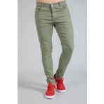 Yeni Sezon Erkek Denim Slim Fit Likralı Kot Jean Pantolon 2165-Yeşil