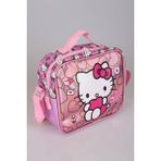 YENİ SEZON LİSANSLI HELLO KITTY'NIN PIRILTILI DÜNYASI ÖZEL KOLEKSİYON BESLENME ÇANTASI - Pembe - 1