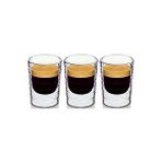 Yeni Stil Espresso Fincanı, Çay, Meşrubat, Latte, Kahve Bardağı 160 Ml - 3 Adet - 2916 cam