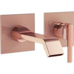 Yeni Suit Ankastre Lavabo Bat. (S.üstü) Soft Bakır A4278229 Lavabo Bataryası Sıva Üstü