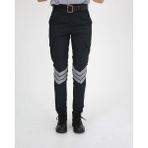 Yeni Tip Kamu Güvenlik Bayan Özel Güvenlik Pantolon (Pamuk Polyester Likra) - Siyah - 46