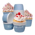 Yenibağ Pastel Mavi Muffin Kek Kalıbı, Kek Kapsülü Cupcake Kalıbı, Airfryer Uyumlu