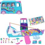 Yenibağ Pocket™ Karavan Macerası™ Polly Pocket Karavan Macerası Oyun Seti, Mikro Bebekler, Dönüştürülebilir Karavan, Evcil Hayvanlar ve Oyuncak Araba JCC22