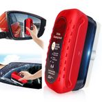 Yeniden Kullanılabilir Köpük Püskürtücülü Otomotiv Yağ Filmi Temizleme Fırçası, Yükseltilmiş Antifog Cam Temizleme Tahtası, Araba Pencereleri ve Ön Camları için Cam Yağ Filmi Sökücü, Çok Yönlü Araba