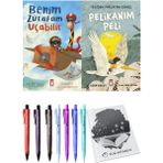 Yeniden Parlayan Güneş Pelikanım Peli ve Benim Zürafam Uçabilir 2'li Set - Kalem