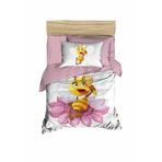 Yenidoğan Kız Bebek Nevresim Takımı 3d Pamuklu Lady Bee