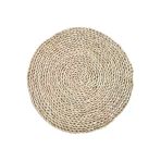 Yenigeldi 1 Adet Doğal Amerikan Servis Supla Örme Runner Hasır Örgülü Sunum Daire Örgülü Bambu Servis