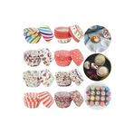 Yenigeldi 100 Adet Renkli Muffin Cupcake Kalıpları Kek Kapsülü Cupcake Muffin Kağıdı