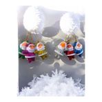 Yenigeldi (5 Cm) Parlak Ve Renkli Yılbaşı Noel Baba Süsleri - 6’Lı Set, Çok Renkli