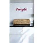 Yenigeldi (Y:9*G:16*U:38 Cm) 1 Adet Hasır Sepet Banyo Dekor Ofis Çekmece Düzenleyici Yen2400331