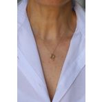 Yenigün Kuyumculuk 14 Ayar Altın D Harfli Kolye 1 cm genişlik