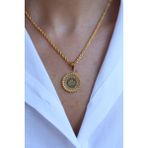 Yenigün Kuyumculuk 22 Ayar Altın Dorika Çerçeveli Kolye Ucu 4,93 gram Zarif Tasarım