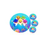 Yenilebilir Kağıt Wafer paper Baby Shark Gıda Pasta Üzerine Yenilebilir Baskı A4