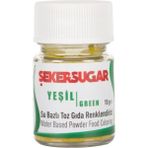 Yenilebilir Su Bazlı Toz Boya Yeşil 10 gr
