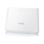 (Yenilenmiş) Arı Zyxel VMG3625-T50B Dual Bant 4 Port Adsl2+-Vdsl Fiber Modem