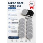 Yenilig Cam Silme Temizleme Robotu Bezi 5’li Set 10 Adet – S9 Uyumlu Mikro Fiber Yedek Bez, Yıkanabilir Robot Temizlik Pedi