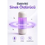 Yenilig Elektrikli Sinek Öldürücü Şarjlı UV Işıklı Lamba – Sivrisinek Kovucu, Taşınabilir Sineksavar ve Böcek Yakalama Cihazı