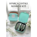 Yenilig Şık ve Taşınabilir 8 Parça Manikür Seti - Ergonomik Tasarım ve Hassas Kesim