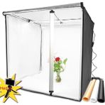 Yenilzd Profesyonel 80x80 cm LED Işıklı Ürün Fotoğraf Çekim Çadırı – Stüdyo Çekim Kutusu - Bej