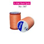 YenisiniAl Oyalı 4 Kat Suni İpek İplik İğne Oyası Boncuk İpi Tığ Oyası No:507