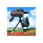 Yenlzd Telefon Kamera 80x Dürbün Zoom Tek Göz Monoküler Hd El Dürbünü Siyah