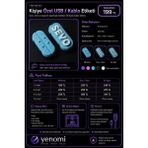 Yenomi Kişiye Özel USB / Kablo Etiketi (1-5 Harf) - 9-12 (2 satır)