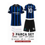 yenteks Lautaro Martinez İnter İç saha Çocuk Futbol Forması Çorap Hediyeli
