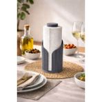 Yenteks Modern Rulo Peçetelik Şık Tasarım 3D Tasarım - Gri