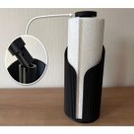 Yenteks Modern Rulo Peçetelik Şık Tasarım 3D Tasarım - Siyah