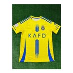 Yenteks Ronaldo Al Nasrr Sarı Renk Kısa Kollu Unisex Yetişkin Futbol Forma Takımı Spor T-Shirt 90Wrtg37