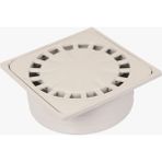 Yer Sifonu / Çamur Sifonu 25X25CM 100'LÜK Alttan Çıkışlı Lavabo Sifonu