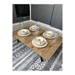 Yer Sofrası Katlanır Çalışma Masası Hamur Açma Sunum Masası Çam Montaj Gerekmez 60x90 Cm Ceviz