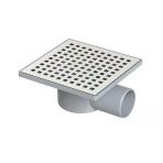 Yer Süzgeci Kare 15X15 Cm 70 Mm Yandan Çıkışlı - 9996670000758