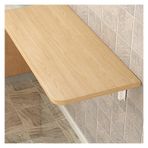 Yerden Tasarruf Sağlayan Duvara Monte Açılır Yaprak Masa ve Masa Katlanabilir 70 x 45 cm Küçük Alanlar için Duvar Masası Ev, Ofis, Yemek veya Bar Kullanımı için İdeal