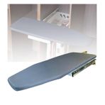 Yerden Tasarruflu Mini Çekme Ütü Masası Yumuşak Kapanır Duvara Monte Tasarım Banyo veya Dolap Kompakt 81x31 cm Küçük Alanlar ve Ev için İdeal