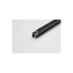 Yerli Alüminyum Cam Balkon GRİ MAT (7016) Küçük H Ve Fitili 8mm (150-199CM-1 ADET) Istenilen Ölçüye Göre