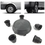 Yerli Ford Transit Jant Göbeği ve Bijon Somun Kapağı 2001-2014 - Siyah