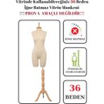 Yerli Üretim 36 Beden Vitrin Amaçlı Pantolon Giyebilen Iğne Batmaz Vitrin Mankeni Terzi Mankeni