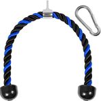 Yes4All Üniseks Jxlx Yes4All Aşağı Çekmeli Tricep Halat 36 İnç Tricep Halat Kablo Eklentisi Tricep için Tricep Çekme Halatı G. 91,44 cm - Mavi Siyah, Blaster UK