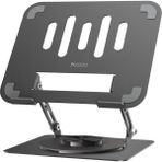 Yesido Alüminyum Demir Katlanır 40KG Kapasite 360° Laptop iPad Macbook Pc Tablet Standı Yükseltici Ayarlı LP08 - Gri
