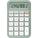 Yeşil 12 Haneli Hesap Makinesi, Pratik ve Güçlü Hesaplama Aracı - Seçenek 1 - Cappuccino