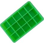 Yeşil 15 Delik Büyük Küp Jumbo Büyük Silikon Buz Küpü Kare Tepsi Kalıp Kalıp Buz Küpü Makinesi Mutfak Aksesuarları (Yurt Dışından) - Ice Cream Tubs - Renkli