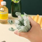 Yeşil 4 Renk Taşınabilir Yeniden Kullanılabilir Silikon Buz Küpü Çubuk Tepsisi Kapaklı Gıda Sınıfı Silikon Doldurma Şişeleri Mini Bar Araçları Için Uygun (Yurt Dışından) - Ice Cream Sticks - Renkli