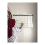 Yeşil Aylık Planlayıcı Statik Akıllı Yazı Tahtası – Duvar, Cam ve Tahtaya Uygulanır – 85×56 cm