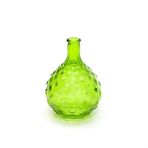 Yeşil Bubble Cam Vazo (15 cm)