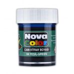 Yeşil Cam Boyası Vitray Boyası 25 Ml 1 Adet Nova Color Su Bazlı Yeşil Cam Vitray Boyası 1 Adet 25 Ml